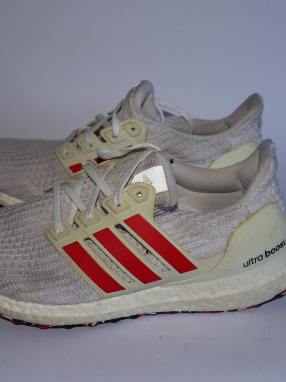 Adidas UltraBoost 4.0 Red Stripes Men's 8.5